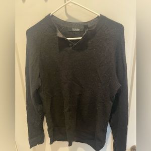Thrifted Men’s Saks Fifth Avenue Cashmere Henley